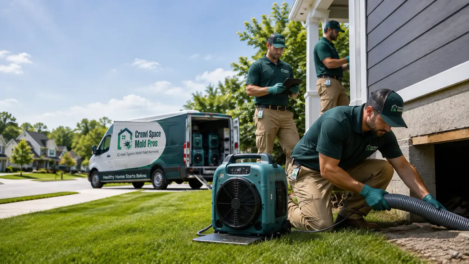 Crawl Space Mold Removal in East Springfield, PA